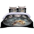 thumbnail image 3 of Bedding Set For Adult Cm Wolves Moon Duvet Cover Microfiber Bedding Set + 2 Pillowcases, 3 of 5