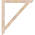 thumbnail image 3 of Ekena Millwork 3 1/2"W x 40"D x 44"H Traditional Slat Smooth Bracket, Douglas Fir, 3 of 4