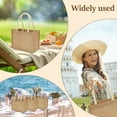 thumbnail image 6 of 12Pcs Burlap Tote Bags Mini Burlap Beach Bags with Handles Portable Jute Tote Bag Reusable Burlap Gift Bag Multipurpose Burlap Hand Bags for Shopping Trips Beach Tours School Outdoor, 6 of 11