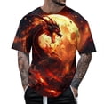 thumbnail image 1 of Playeras Cuello V Para Hombre, Conjunto De 2 Piezas De Camiseta De Manga Corta Con Cuello Redondo Y Pantalones Cortos Con Cordón Y Estampado De Letras Y Números, Adecuado Para El Verano, 1 of 4