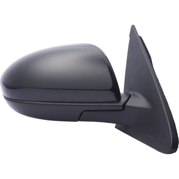 66577M - Fit System Passenger Side Mirror for 10-13 Mazda 3 black PTM, foldaway, Power