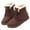 Brown, variant on Oyedens Platform Combat Snow Boots for Women Winter Warm Plush Lined Casual Short Boots Womens Girls
