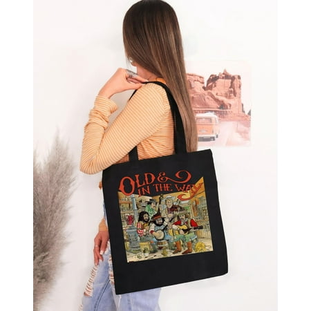 vintage Old In The Way Music Lovers Short Sleeve Tote Bag All S--TH37680