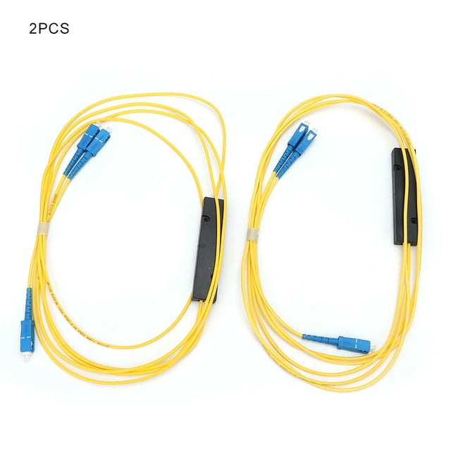 Fiber Splitter,2 Pcs 1x2 Fiber Low Loss Optic Fiber Splitter Fiber Optic Splitter Masterfully Created