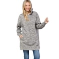 thumbnail image 2 of Oucaili Tops con capucha para mujer Sudaderas con capucha con cordón Jersey de manga larga Mini sudadera cómoda Vestido deportivo, 2 of 3