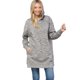 thumbnail image 2 of UKAP Tops con capucha para mujer Sudaderas con capucha con cordón Jersey de manga larga Mini sudadera cómoda Vestido deportivo, 2 of 3