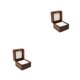thumbnail image 1 of Caja de joyería Minnieouse para Matrimonio Ceremonia de boda anillo Colgante Soporte color Negro, 1 of 6