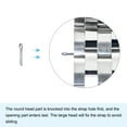 thumbnail image 4 of Uxcell 15 Pack 6mm Watch Band Link Cotter Pin, Stainless Steel 0.9mm Dia. Silver Tone, 4 of 5