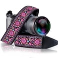 thumbnail image 1 of Correa de cámara Art Tribute Pink Woven Universal para DSLR/SLR, 1 of 9