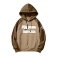 thumbnail image 6 of Men's Casual Flag Print Hooded Sweatshirt, Drawstring Pullover with Long Sleeves and Front Pockets, Fall Spring Street Style Daily Wear,Light Brown,5XL, 6 of 7