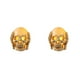 thumbnail image 3 of Advancent Decoración de fiesta blanca debe tener luces de calavera brillantes de Halloween exquisita decoración de fiesta de resina no escuchar no escuchar con lámpara 2Conjunto, 3 of 6