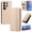 Beige, variant on Magnetic PU Leather Wallet Case for Samsung Galaxy S26 Ultra, RFID Blocking Flip Phone Cover with Wrist Strap Card Slots Cash Pocket Kickstand Full Body Protection for Galaxy S26 Ultra, Winered