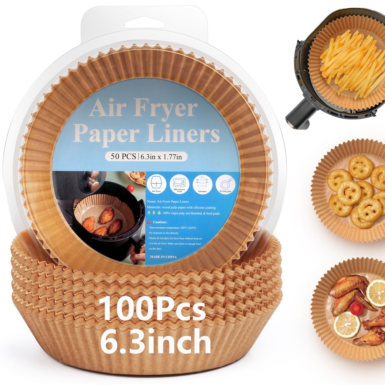 Air Fryer Parchment Paper Liners- 450PCS Air Fryer Paper Liners