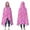 Pink Halloween Pattern, variant on Wearable Blanket,Plaid Pumpkin Halloween Pattern Hooded Wearable Flannel Blanket for Adults & Teens,Winter Poncho Shawl Wrap Cape Cozy Anti-Pill,60"x80"