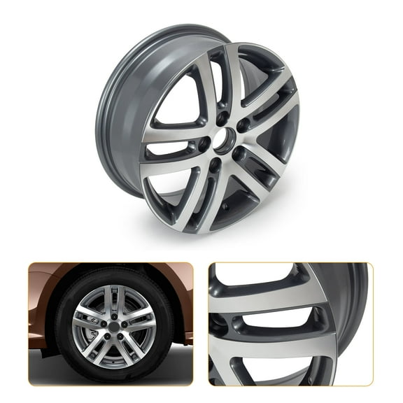 New 16" Wheel Rim 16x6.5 Inch Replacement Alloy Rim for Volkswagen Jetta 2005-2018