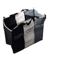 thumbnail image 1 of Laundry Hamper, Tear  3 Grid Oxford Cloth Space Saving Foldable Heavy Duty Laundry Cloth Hamper Sorter Basket  for Toys, 1 of 8