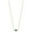 Green, variant on Serenity 18K Gold Plated Necklace Gold Black Agate Small for Women