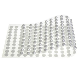 Mmucco 220Pcs/Pack Hair Pearls Stick On Self Adhesive Pearls Stickers Face  Pearls Stickers for Hair 