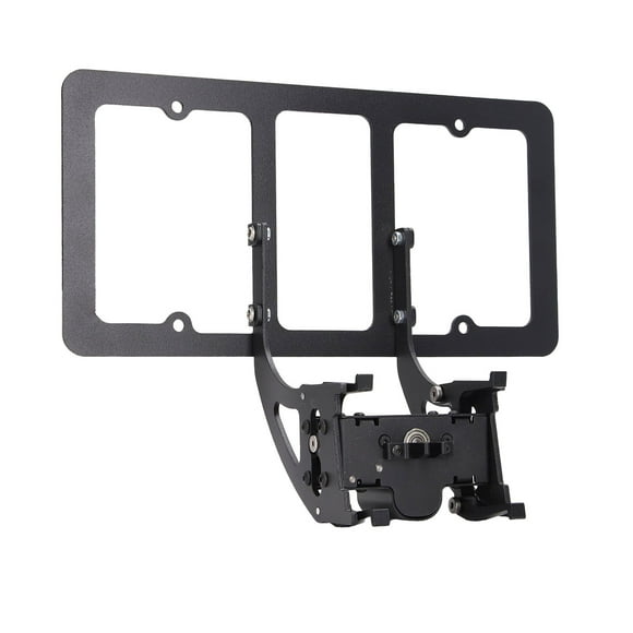 License Plate Holder No Drill Front Bracket Mounting Kit No Adhesives Frame Prevent Theft