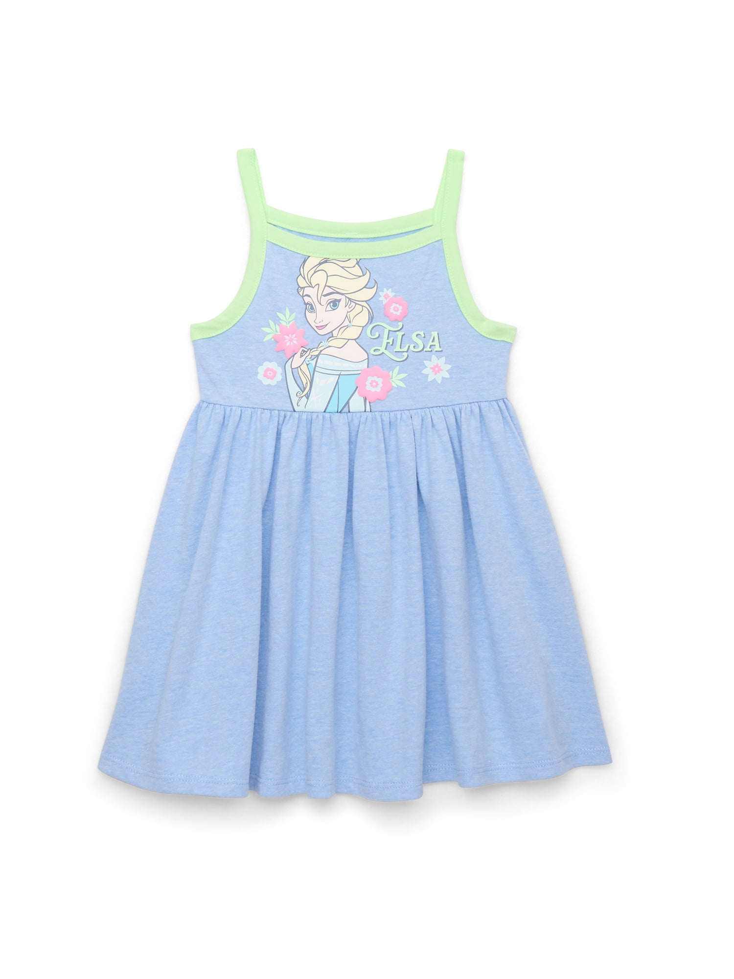 Frozen Elsa Toddler Girls Graphic Tank Dress, Sizes 12M-5T