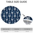 thumbnail image 6 of Patio Party Bohemian Floral Tablecloth 44 Inch Round, Elastic, Durable, Easy Wipe, 6 of 7