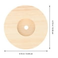thumbnail image 2 of SHOWERORO 2pcs Display Lamp Base Wood Lamp Base for Themed Parties and Holidays, 2 of 8
