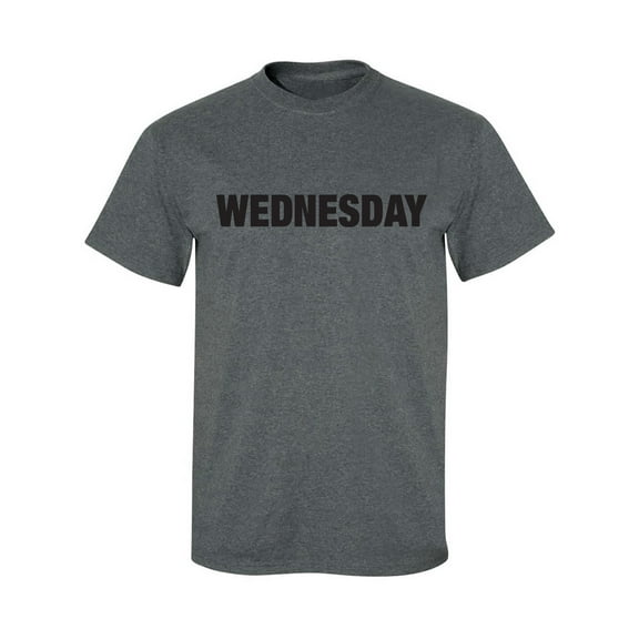 WEDNESDAY (worn on Monday) Adult Short Sleeve T-shirt