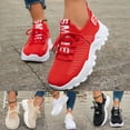 thumbnail image 3 of CHENge Womens Shoes Casual Classic Lightweight Wide Width Flats Womens Hiking Shoe Athletic Mesh Sneakers for Jogging Gym Workout, 3 of 9