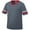 Graphite, Red, White, variant on Men's Medium Augusta Sleeve Stripe Jersey, Graphite/Navy/White