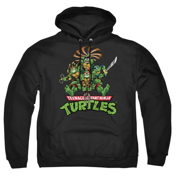 TMNT Teenage Mutant Ninja Turtles Manga Turtles Unisex Adult Pull-Over Hoodie