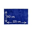 thumbnail image 5 of Tapete SHAGGY 1.50m x 2.25m azul 6.49 pulg Elly Decor TPTE01GY-SGY7x5FT, 5 of 5