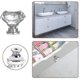 thumbnail image 5 of Crystal Drawer Knobs Dresser Furniture Knobs Zinc Alloy Crystal Glass Furniture Knob Handle Wardrobe Pull Handles Furniture Handle (10 Pcs), 5 of 5