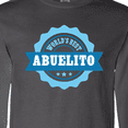 thumbnail image 4 of Inktastic Grandparents Day Worlds Best Abuelito Long Sleeve T-Shirt, 4 of 5