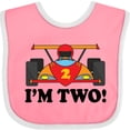thumbnail image 3 of Inktastic Race Car 2nd Birthday Boys Racing Boys Baby Bib, 3 of 4