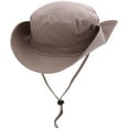 thumbnail image 4 of Simplicity Men / Women 100% Cotton UV Ray Protection Safari Sun Hat,Khaki, 4 of 4