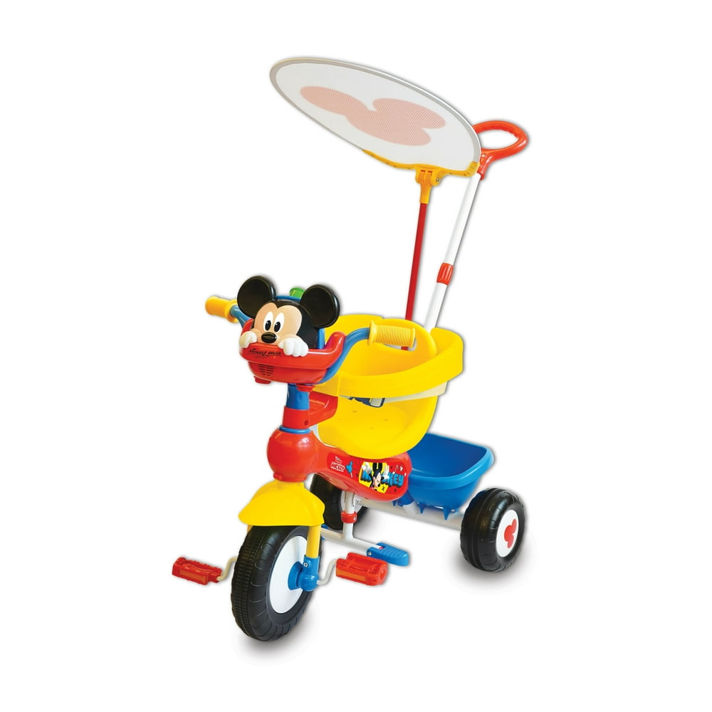 Kiddieland Disney Mickey Mouse Clubhouse Deluxe Push N' Ride Trike