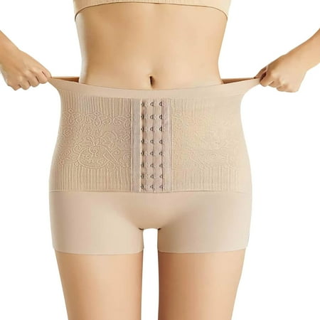 MSJUHEG panties Womens panties Women High Waist Leggings Waist Pants Seamless Butt Lift Body Shaping Pants Plus Size panties B L