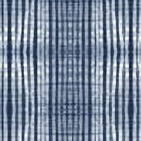 Blue Shibori Stripe
