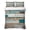 Mist Blue Off White Light Brown, variant on Twin XL Quilt Set 68''x98'', Blue Eucalyptus Leaves Lightweight Bedspread Coverlet Set with 2 Pillow Shams, Weeping Spring Botanical Summer Breathable All Season Quilt Bedding for Dorm/Guest Room