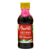 Amoretti - Natural Wild Strawberry Artisan Flavor Paste 8 oz - Use In Pastry, Savory, Brewing & Ice Cream Applications, Preservative Free, Gluten Free, No Artificial Sweeteners, Highly Concentrated