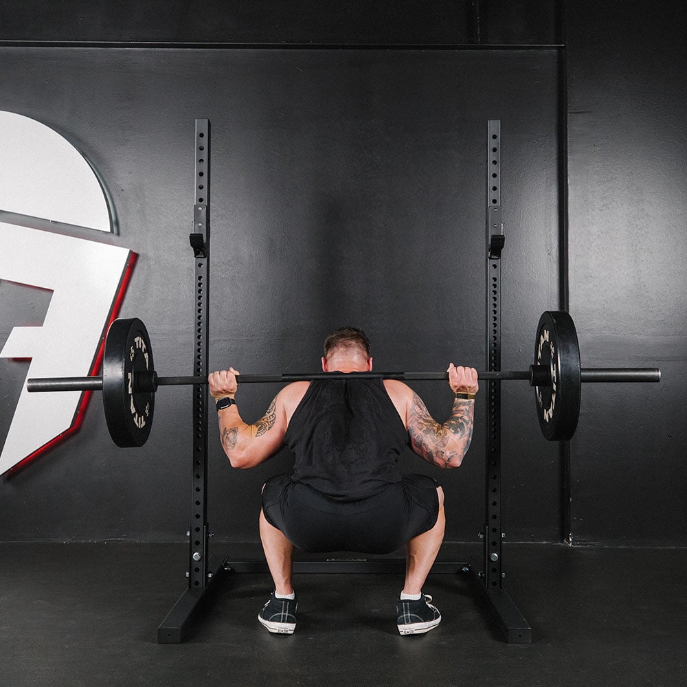 Titan Fitness T-3 Series 73.5" Squat Stand, 1,000 LB Capacity, Short Squat Rack for Home Gym