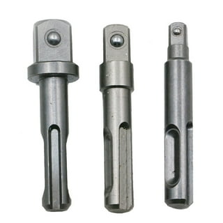 Rotary hammer drill adapter outlet