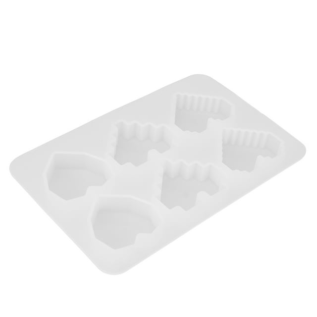Molde De Bricolaje, 6 Moldes De Silicona, Fácil De Desmoldar, Molde De Jabón 3D Flexible Para Vela
