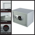 thumbnail image 3 of Stalwart Electronic Digital Safe - Dual Entry Lock Box with 2 Override Keys - Personal Home Safe for Medicine, Jewelry, Handguns, and More - Gray, 3 of 11