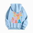 thumbnail image 4 of Godom Womens Solid Hoodies Fall Fashion Casual Long Sleeve Hooded Sweatshirts Loose Comfy Trendy Pullover Tops with Pockets Oversized Hoodie, 4 of 6