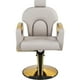 thumbnail image 2 of Silla Premium Estetica Salon Spa Neumatica Ajustable Dorado Gris Nanofort, 2 of 9