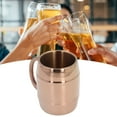thumbnail image 6 of Stylish Stainless Steel Beer Mug, Double Wall Vacuum Insulation Keeps Drinks Hot Or Cold, Unbreakable And Dishwasher Safe For Convenient Use, Travel Cup For Coffee Tea Beer, 420ML, 6 of 8