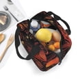 thumbnail image 3 of Bingfone Dark Skull King Throne Print Lunch Bag Insulated Lunch Box, Small Leakproof Cooler Food Lunch Containers Reusable High Capacity Lunch Tote Bags for Work, Travel, Outdoor, 3 of 6