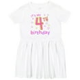 thumbnail image 3 of Inktastic It's My Fourth Birthday Girls Toddler Dress, 3 of 5