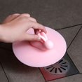 thumbnail image 5 of 3 Pcs Rabbit Shape Silicone Bathtub StopperRabbit Sink StopperBathtub Overflow Drain CoverShower Drain Flat Suction Cup CoverPink and Blue, 5 of 5